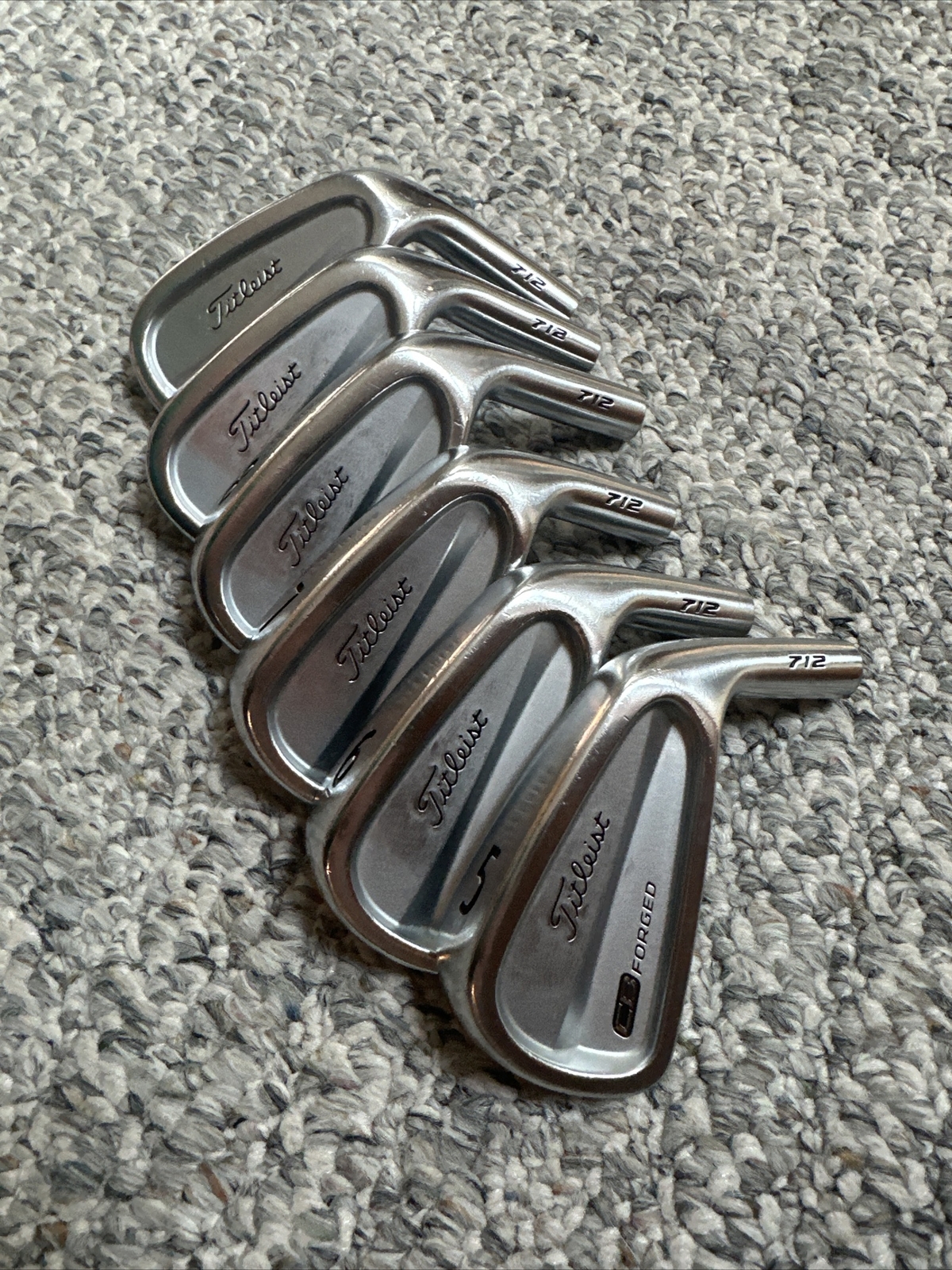 Titleist CB 712 Iron Heads Only 5PW eBay