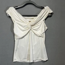 H&M Off The shoulders Top Womens Medium Beige Elegant Party Night Out Date Night