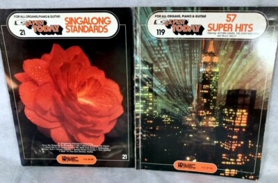 LOWERY EZ PLAY Sheet Music 57 SUPER Hits SINGALONG SONGBOOK Piano Organ Guitar