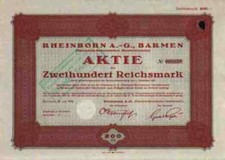 Rheinborn Barmen Kolonia 1926 Sumatra Borneo Sibolga Indie 200 RM Siantar Sidempoe