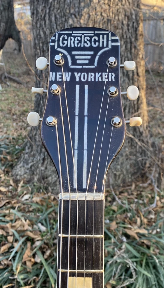 Guitarra Archtop Gretsch New Yorker Era Segunda Guerra Mundial Foto 4 de 4