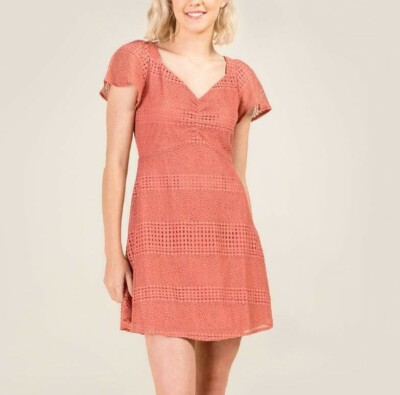 Francesca's Maria Crochet Lace Dress Size Large