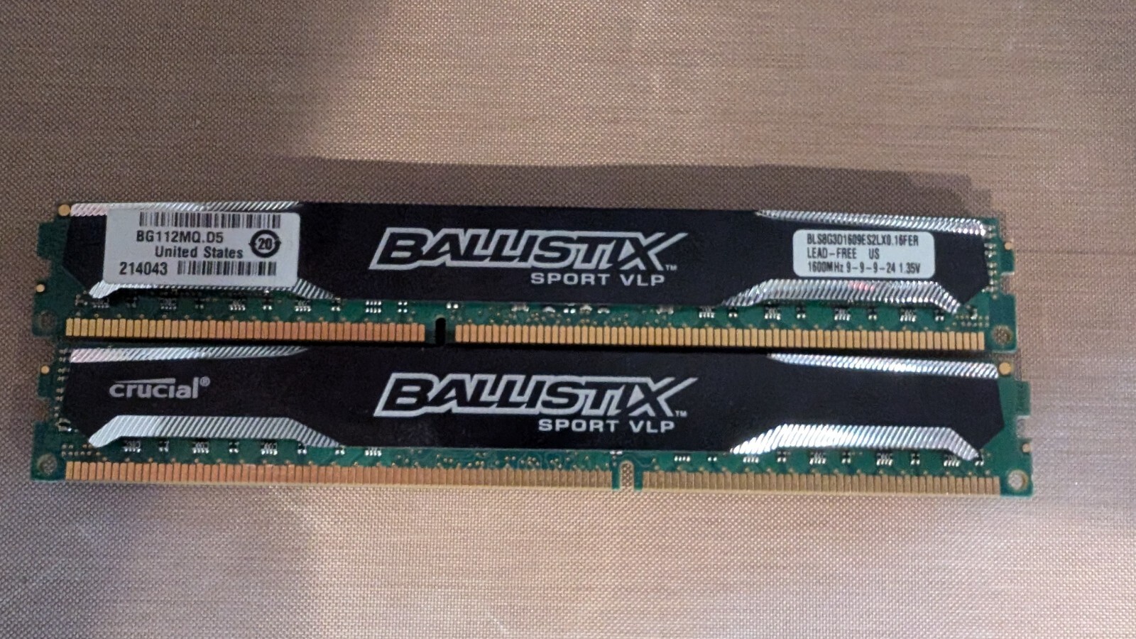 Sport Vlp Crucial Ballistix Sport Ddr3 4gb Crucial Ballistix Ddr3