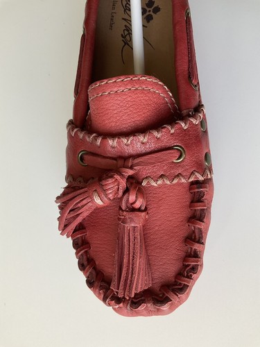 NWB-PATRICIA NASH DESIGNS WOMENS DOMENICA TASSEL RED MOCCASIN LOAFER SZ 10 FLATS - Picture 2 of 9
