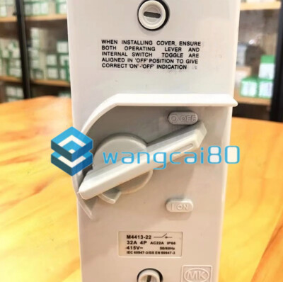 1PCS New For MK Honeywell Waterproof Disconnect Switch M4413-22 4P