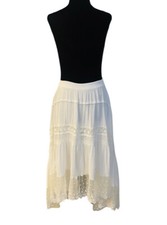 Sample Spell & the Gypsy Collective Designs Lace Skirt White Sz S