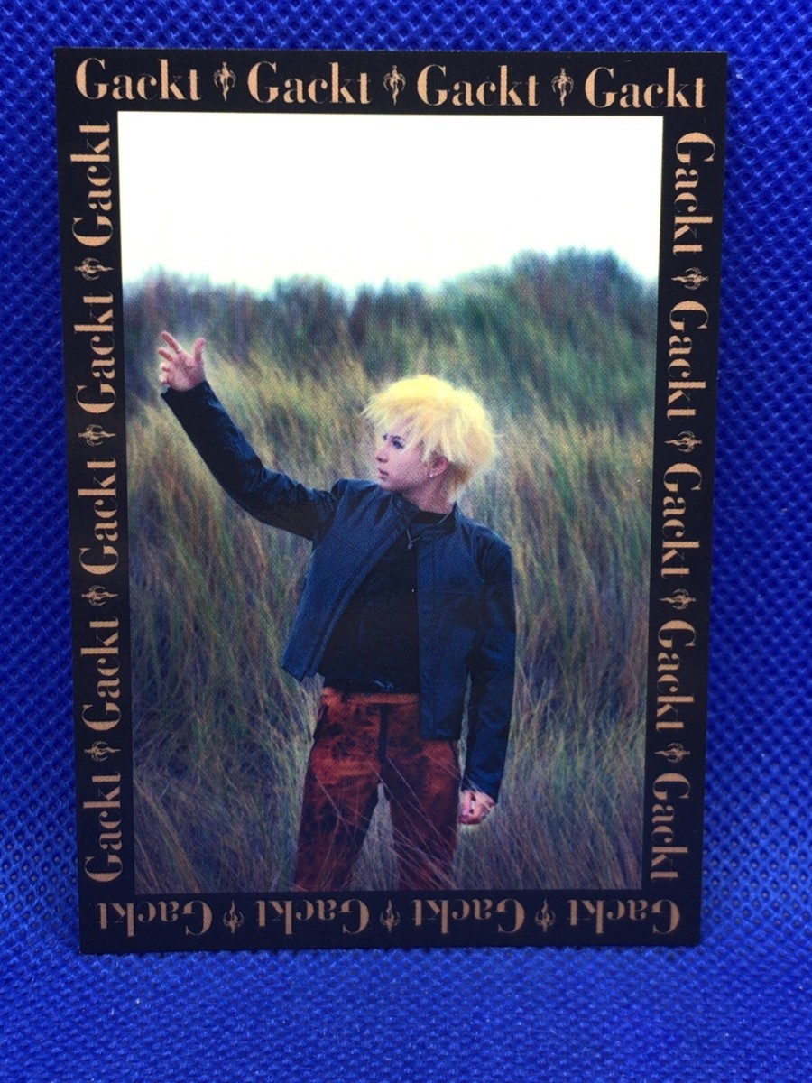 Gackt Trading Card No.81 licensed wU-sheng solo debut Japan 2000 F