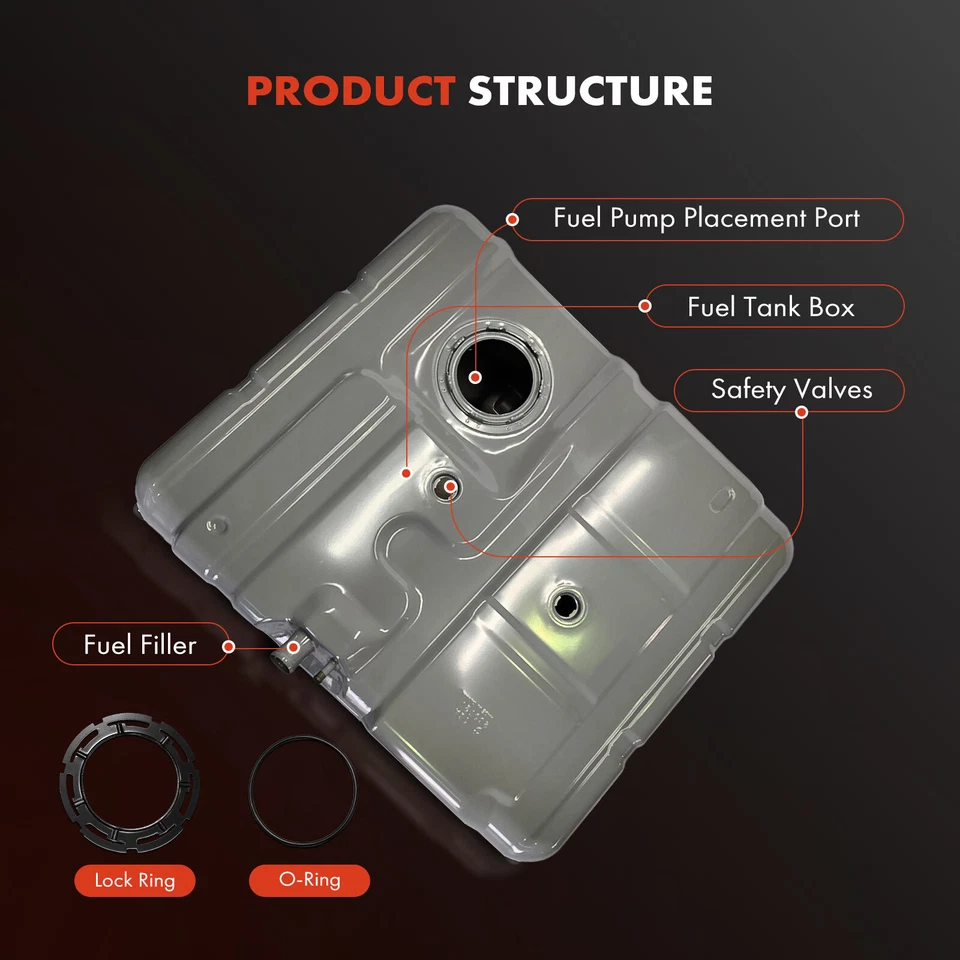 Tanque de combustible de 55 galones para Ford E450 Super Duty E350 Super Duty 11-19 E150 E250 Foto 2 de 4