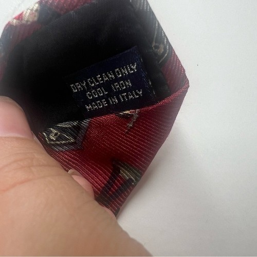 Vintage Burberrys of London Men’s 100% Silk Soldier Neck Tie - Picture 6 of 7