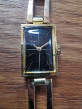 Yema Montre Femme Bracelet Plaqué Or Ancienne Vintage P1688