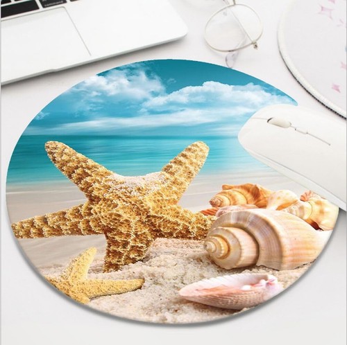 - Gaming Mouse Pad Round Mousepad for Computer Laptop Non-Slip Rubber Desk Ma... - Picture 2 of 7