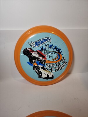 Hot Wheels Frisbee Bad To The Chrome 2011 Orange/teal