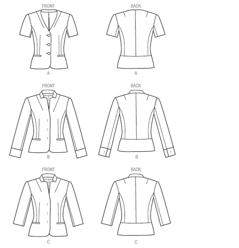 B79 VOGUE V9009 JACKET SIZE 6-14 SEWING PATTERN - Picture 2 of 3