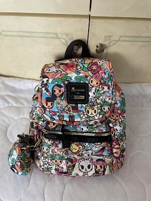 tokidoki for LeSportsac 黒色 ミニリュックサック Lesportsac Tokidoki Piccolina Dolcezza Backpack -RARE - EUC