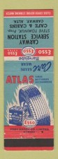 Cubierta Matchbook - Esso Oil Gas Carway AB Atlas Tires Baterías