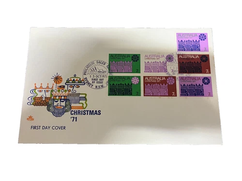 (523) 21-2-25 - Australia Christmas 1971 FDC (SCRACE) B
