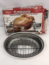 Dazey Rotisserie (53090)  Converts Your Smokeless Grill Into A Broaster VINTAGE