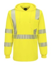 L042YERL Portwest Large High Visibility Hooded T-Shirt Yellow NEW