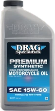 Drag Specialties V-Twin Fully Synthetic Engine Oil 1 qt 15W60 3601-0782