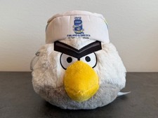 RARE Angry Birds plush 8 Hockey Bird 2012 NEH