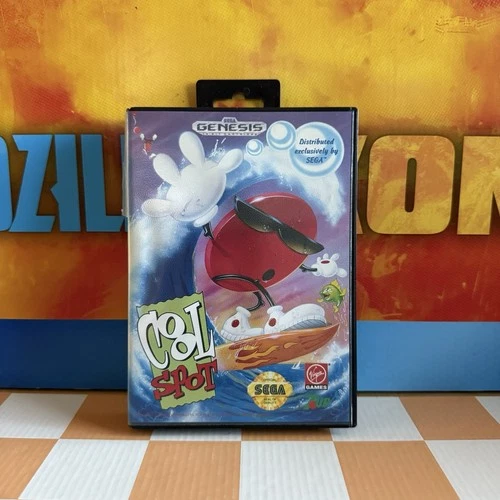 Sega Genesis Cool Spot 1993 Complete Case And Game