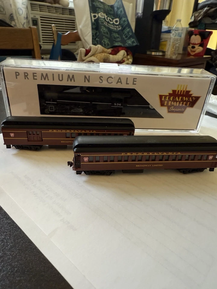 Broadway Premium Limited Edition Locomotive 836 # 7851 DCC Sound two passenger - Image 4 of 4