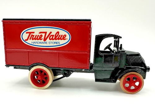 Ertl 1926 Mack Bulldog camion consegna vero valore banca metallo pressofuso rosso nero - Foto 1 di 8