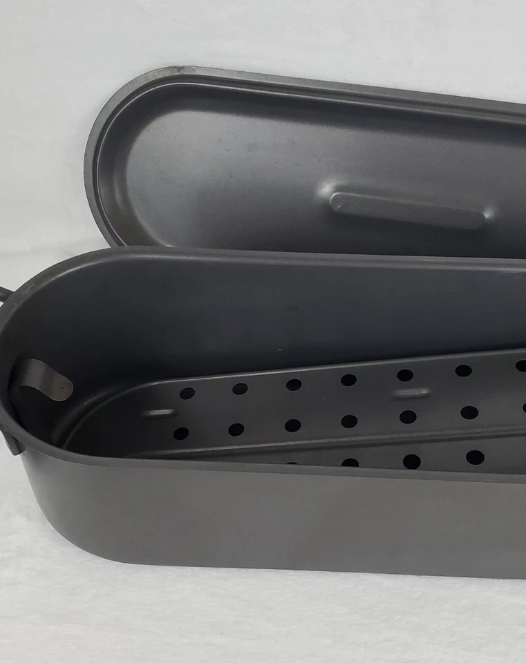 Fish Corn Carrot or Asparagus Poacher Pan 3 Pieces 17 inch - Image 2 of 4