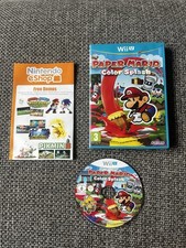 Nintendo Wii-U Paper Mario Color Splash Console Game Tested Working Well