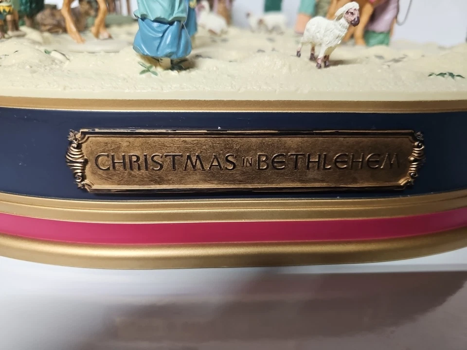 1997 Mr. Christmas/Christmas in Bethlehem 32 pçs/20 hinos Presépio Animado - Imagem 4 de 4