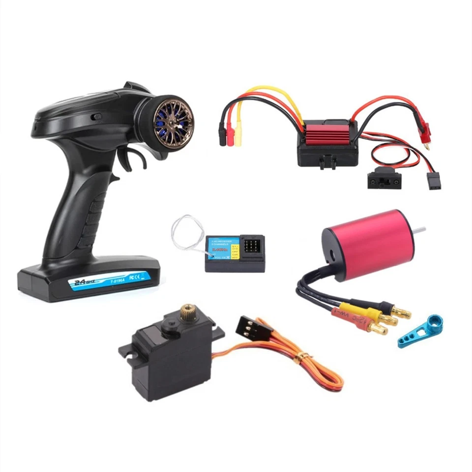 Control remoto de coche de radiocontrol y motor sin escobillas ESC para WLtoys HSP A979 A959-B 1/16 1/18 Foto 2 de 4