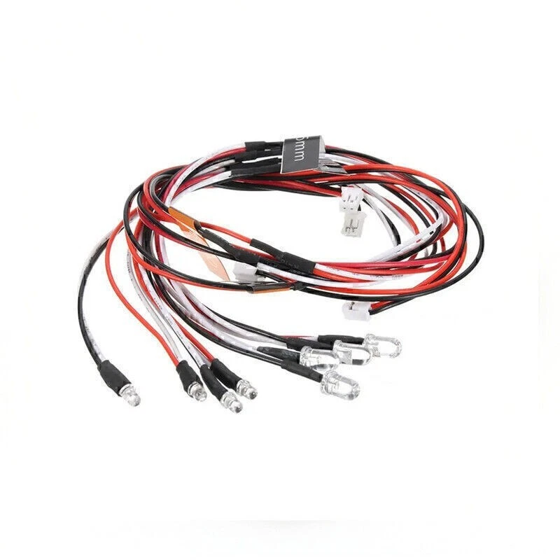 12 Stück RC LED-Licht Beleuchtung Scheinwerfer Rücklicht für 1:10 RC Car Truck - Bild 3 von 4