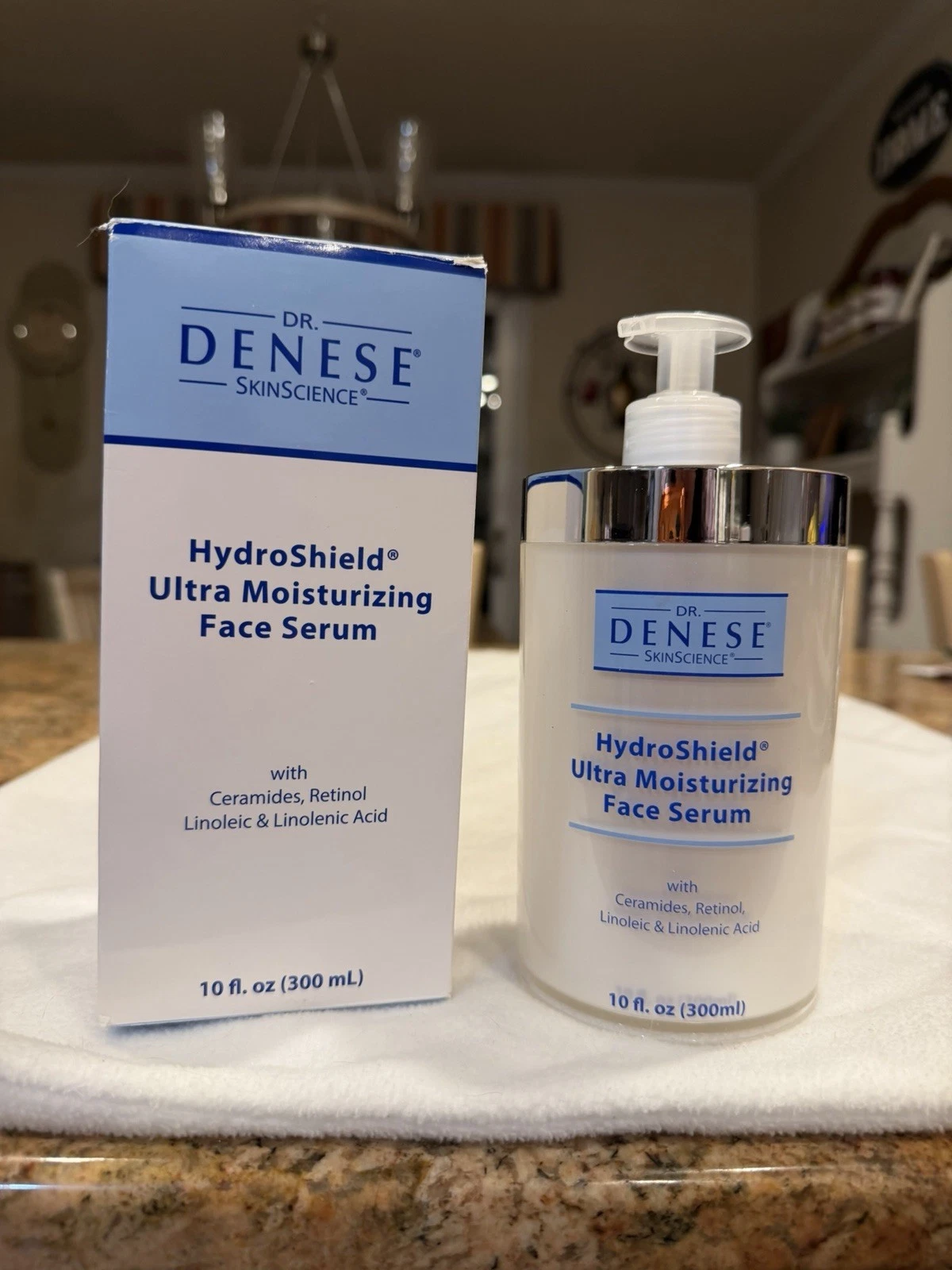 Dr. Denese Hydroshield Ultra Moisturizing Face Serum, Jumbo 10 fl oz., New