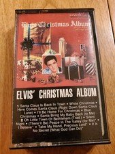 Elvis Christmas Album Cassette Tape RCA Victor 1957 Jordanaires USA Music