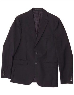 Acne Studios Mens 2 Button Blazer Jacket IT 48 Medium Navy Blue Classic SK07