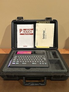 Brother P-Touch Label Maker PT-20 With Case & Manual. Tested