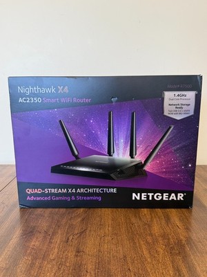 Netgear Nighthawk X4 R7500 AC23502330 Mbps 4-Port GB Wireless Gaming Router