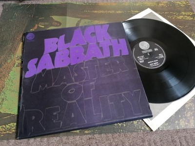 Black Sabbath-Master Of Reality-UK 1st pressing-1971-WITH ORIGINAL POSTER-EX+/NM