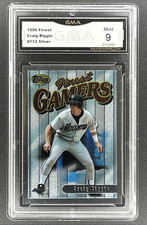 1996 Topps Finest Gamers- Craig Biggio #112 Silver GMA 9 Combined Shipping!