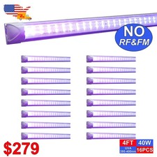 T8 4FT UV Led Black Light Bar 48 inch Linkable Event Lighting Christmas D cor