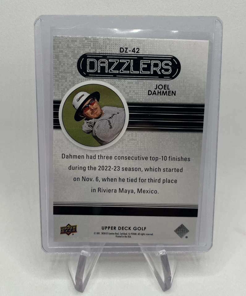 2024 Upper Deck Dazzlers Pink Joel Dahmen #DZ-42 Rookie RC - Image 2 of 2