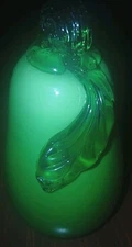 Vintage Murano Style Hand-Blown Art Glass Pear Fruit Décor