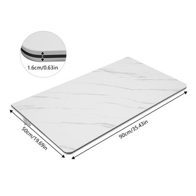 90*50cm MDF Folding Wall Desk Max 30kg Metal Wall-mounted Folding Table Indoor