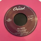 Beatles - We Can Work It Out / Day Tripper Pink Vinyl 45 Record 7” Jukebox