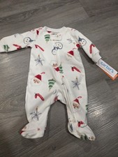 Carters Newborn Christmas Sleeper Footed Pajama