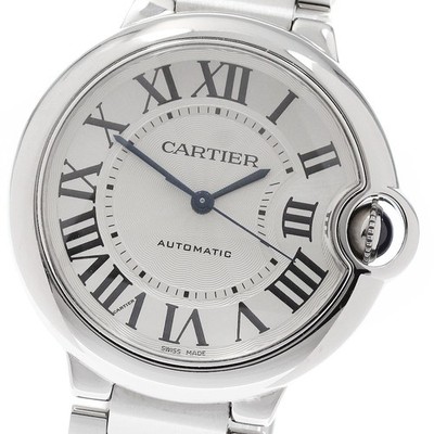 CARTIER Baron Blue MM W6920046 Silver Dial Automatic Boy's Watch_972835