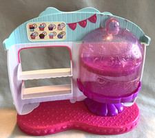 Shopkins Cupcake Queen Cafe Playset Bakery Display Stand Dollhouse Accessory