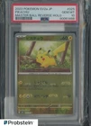 2023 Pokemon SV2a Japanese Master Ball Reverse Holo #025 Pikachu PSA 10