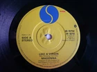 Madonna Like A Virgin 7" Vinyl UK 1984 Sire 1st Press A1U/B1U Single
