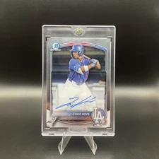 2025 Bowman Chrome - Zyhir Hope Prospect Auto #CPA-ZH LA 📈